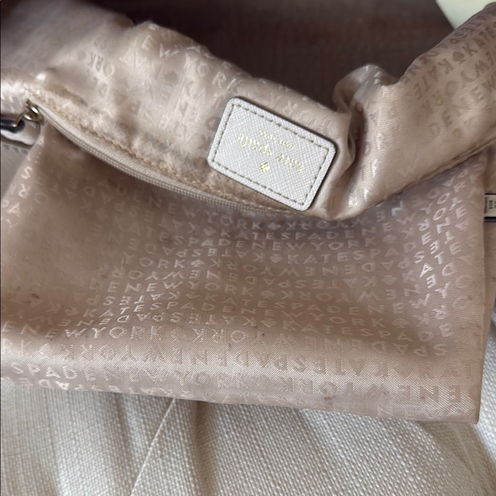Kate Spade Cream & Black Structured Tote - Picture 10 of 14